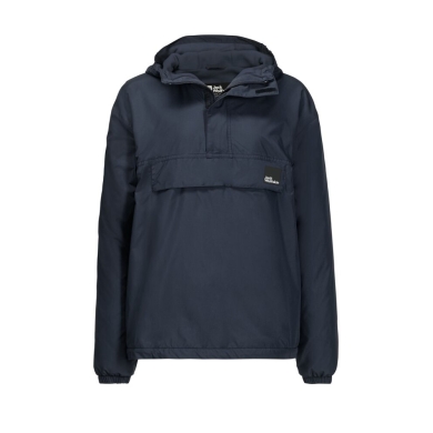 Jack Wolfskin Kurtka zimowa Windbreaker Spirit Ins Smock (wiatrproof, wodoodporny, ocieplany) granatowy dziecięcy